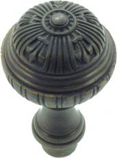 Deurknop brons antiek ø 54mm
