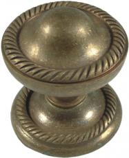 Deurknop brons antiek ø 74mm