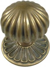 Doorknob brass antique ø 100mm