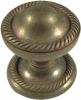 Doorknob brass antique ø 74mm